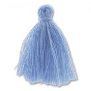 Cotton tassel 27-30mm Light Sapphire x1|raw }}
