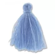Cotton tassel 27-30mm Light Sapphire x1
