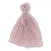 Cotton tassel 27-30mm Powder rose  x1
