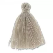 Cotton tassel 27-30mm Beige x1