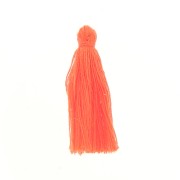 Cotton tassel 27-30mm Orange foncé x1