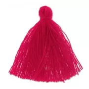 Cotton tassel 27-30mm Raspberry x1