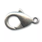 Lobster claw clasp 19mm old silver tone