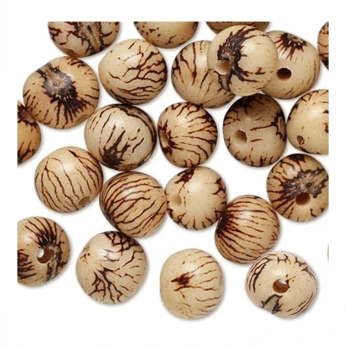 Acai seeds from Brazil 10mm Natural x 10