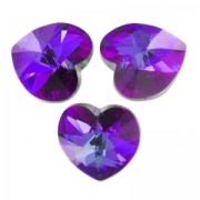 PureCrystal 6228 Heart 14,4x14mm Crystal Heliotrope x1|raw }}