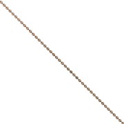 1mm Ball link chain - antique copper x1m
