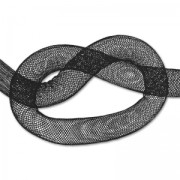 In mesh 16mm Black x 1 m
