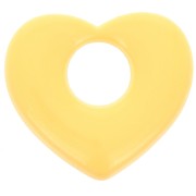 16x18mm Brass heart pendant - Yellow x1|raw }}