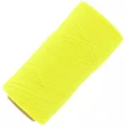 0.35mm Linhasita waxed thread for micro macramé - Fluo Yellow (326) x448 m