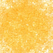 Preciosa Seed beads 11/0 2 mm - Solgel - Yellow 2 Dyed crystal x20g