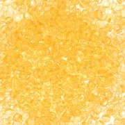 Preciosa Seed beads 11/0 2 mm - Solgel - Yellow 2 Dyed crystal x20g