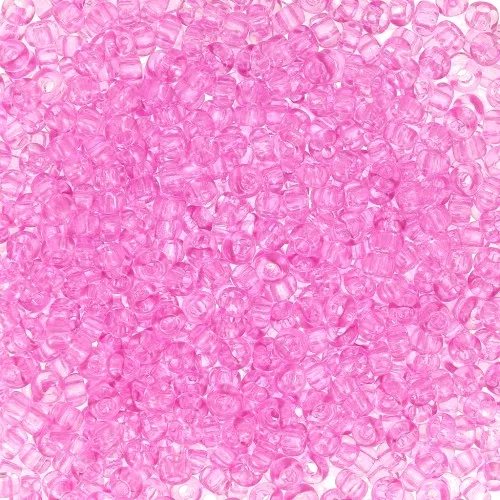 Preciosa Seed Beads 11/0 2 mm - Solgel - Pink 2 Dyed Crystal x20g