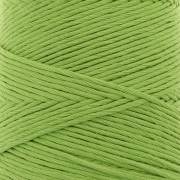 Organic Cotton Détox XL combed macramé cotton cord spool - Grass green x200 m