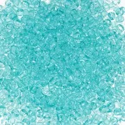 Preciosa Seed Beads 11/0 2 mm - Solgel - Blue Green 2 Dyed Crystal x 20 g