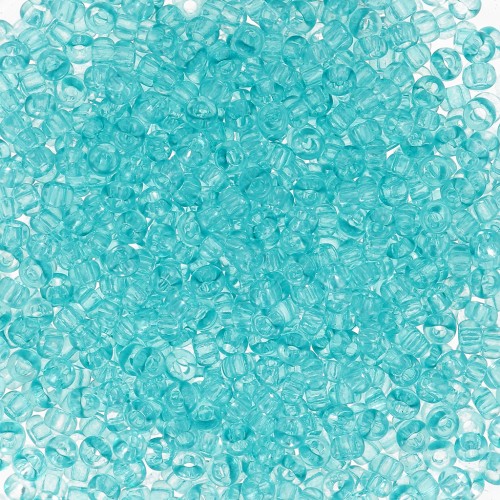 Preciosa Seed Beads 11/0 2 mm - Solgel - Blue Green 2 Dyed Crystal x 20 g