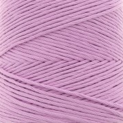 Organic Cotton Détox XL combed macramé cotton cord spool - Lilac x200 m