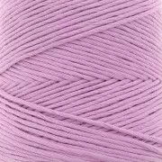 Organic Cotton Détox XL combed macramé cotton cord spool - Lilac x200 m