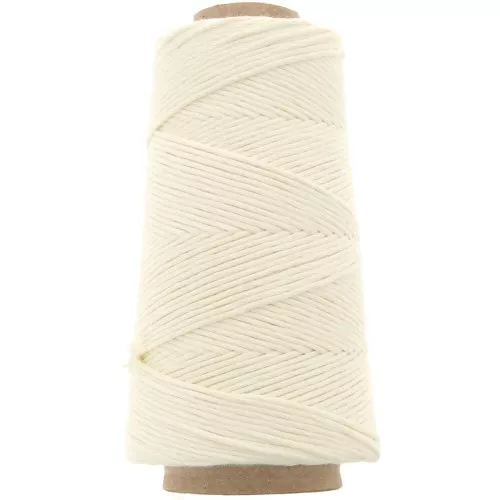 Organic Cotton Détox XL combed macramé cotton cord spool - Ecru x200 m