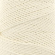 Organic Cotton Détox XL combed macramé cotton cord spool - Ecru x200 m