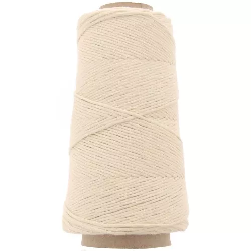 Organic Cotton Détox XL combed macramé cotton cord spool - Natural x200 m