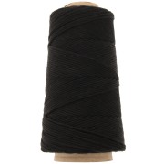 Organic Cotton Détox XL combed macramé cotton cord spool - Black x200 m|raw }}
