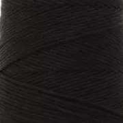 Organic Cotton Détox XL combed macramé cotton cord spool - Black x200 m