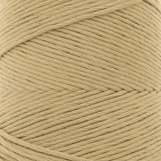 Organic Cotton Détox XL combed macramé cotton cord spool - Camel x200 m