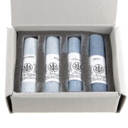 Set of 4 soft pastels - Bleus de pastel - Pastel des teinturiers x1