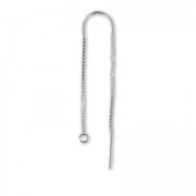 925 Sterling Silver Earthread 40+55mm x2|raw }}