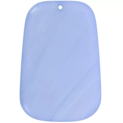 40x27mm Trapeze pendant in translucent resin - Lavender marble x1