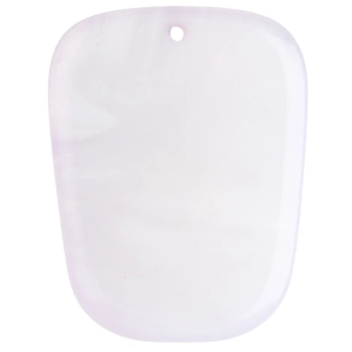 28x22mm Trapeze pendant in translucent resin - Marbled Glycine x1