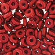 O Bead 4 mm Red Metallic Mat x5g|raw }}