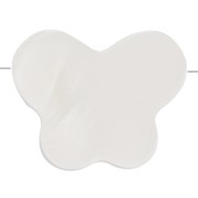 8x10mm Mother-of-pearl butterfly bead - Natural x1|raw }}