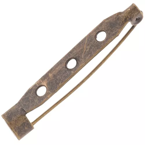 38mm brooche base - Bronze Tone x1