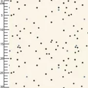 Fabric Batiste Bloom - Atelier Brunette - Shine Blue Black x10cm