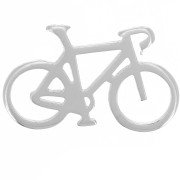 15x25mm Bike spacer - cycling sport - Silver plated x1|raw }}