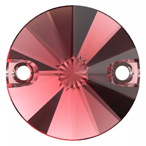 12mm Cabochon spacer - PureCrystal 3200 - Scarlet x1
