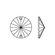 12mm Cabochon spacer - PureCrystal 3200 - Crystal Metallic Sunshine x1