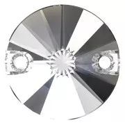 12mm Cabochon spacer - PureCrystal 3200 - Crystal x1