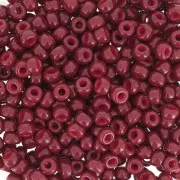 Miyuki Duracoat 8/0 4470 seed beads - Dyed Opaque Maroon x8g