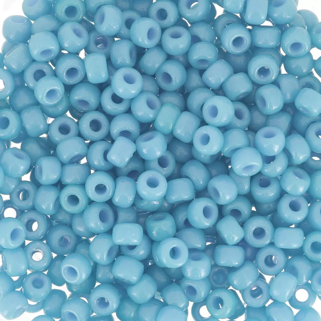 Miyuki Duracoat 8/0 4478 seed beads - Dyed Opaque Nile Blue x8g ...