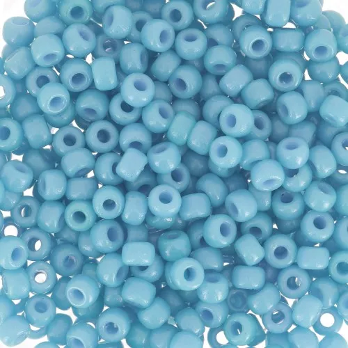 Miyuki Duracoat 8/0 4478 seed beads - Dyed Opaque Nile Blue x8g