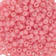 Miyuki Duracoat 8/0 4465 seed beads - Dyed Opaque Guava x8g