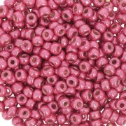Miyuki Duracoat 8/0 4211 seed beads - Galvanized Light Cranberry x8g|raw }}