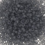 Miyuki 11/0 152F seed beads - Transparent Gray Mat x8g