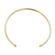Jonc bracelet 2 loops 16 cm in Gold filled x1