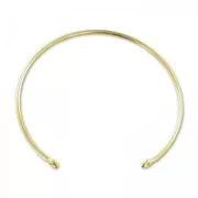 Jonc bracelet 2 loops 16 cm in Gold filled x1