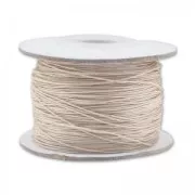 Braided nylon thread 0.5mm Beige x150m