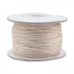 Braided nylon thread 0.5mm Beige x150m