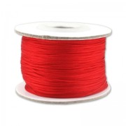 Braided nylon thread 0.5mm Red x150m